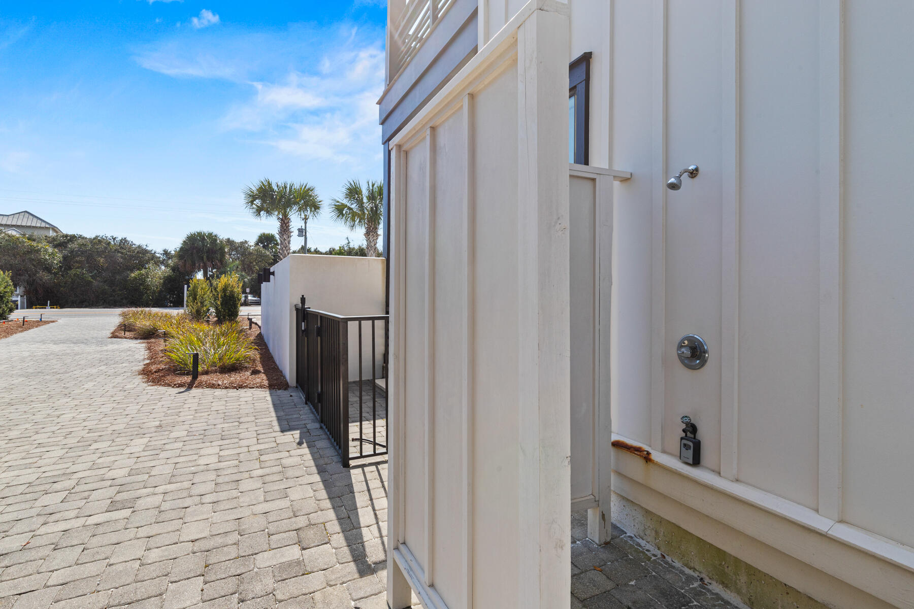 8947 East County Highway 30A Inlet Beach, FL 32461 - Photo 46 of 55 a view of a balcony with chair and front door
