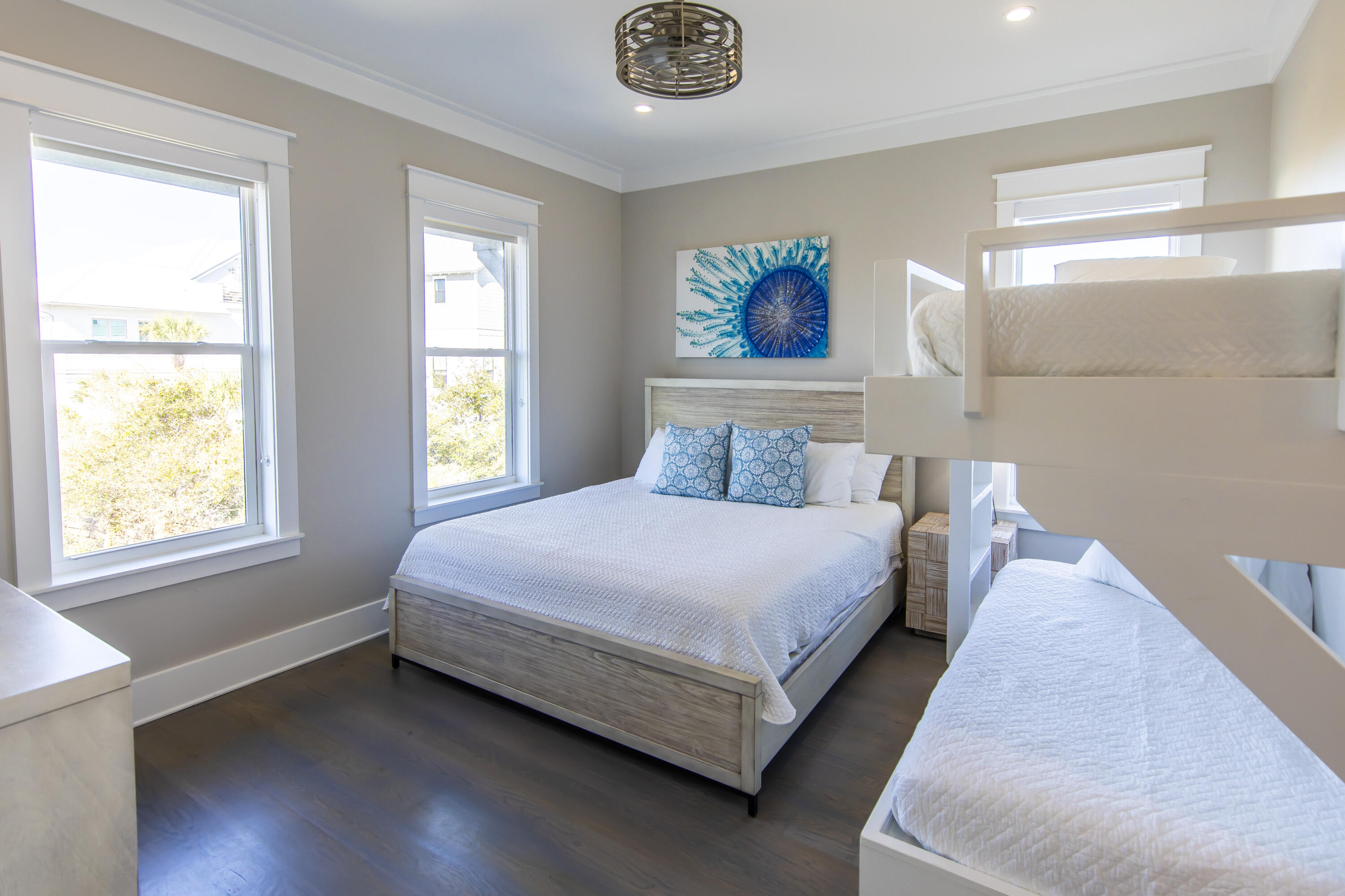 8947 East County Highway 30A Inlet Beach, FL 32461 - Photo 49 of 69 a bedroom with bed and a window