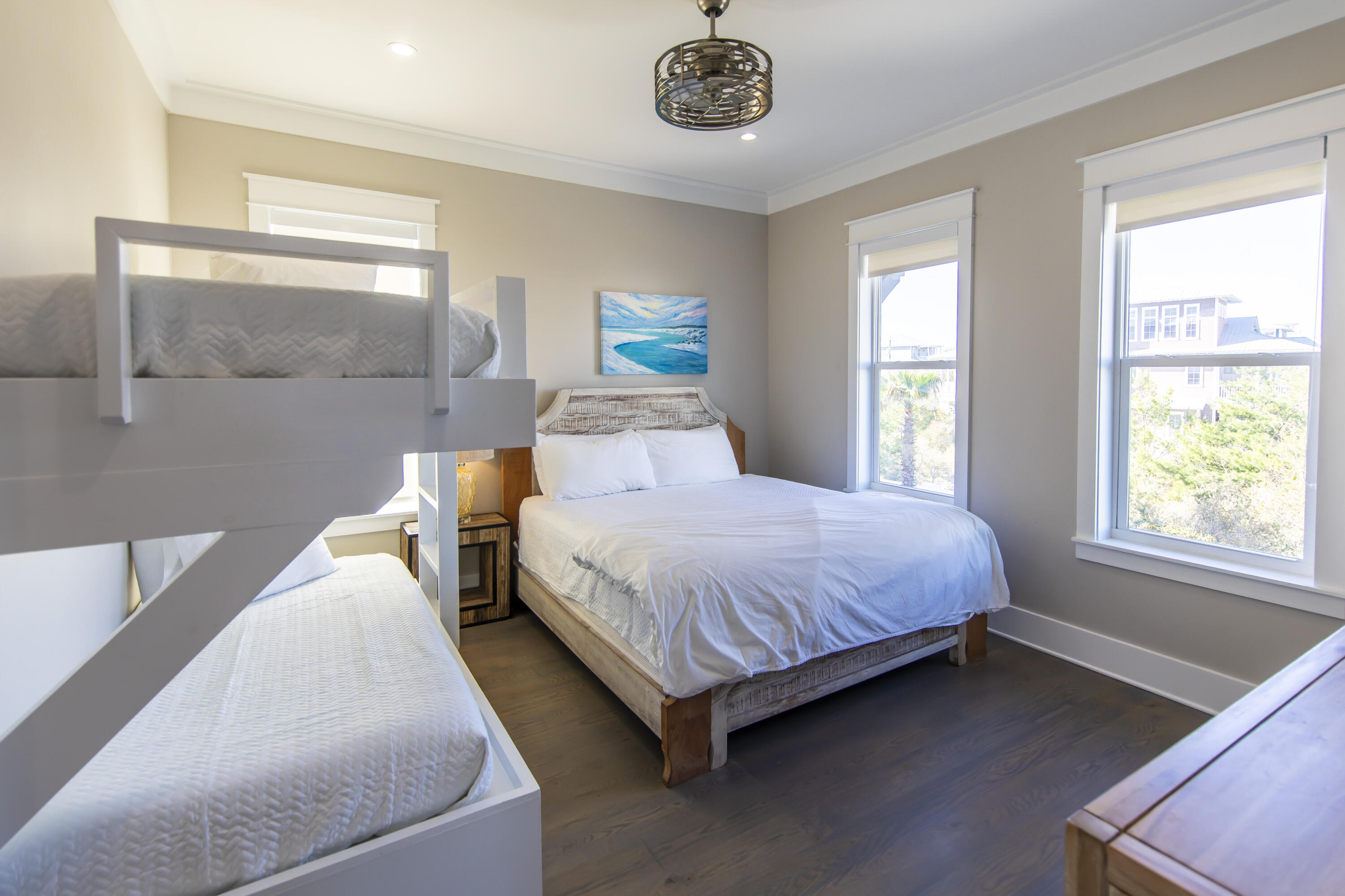 8947 East County Highway 30A Inlet Beach, FL 32461 - Photo 53 of 69 a bedroom with a bed and window