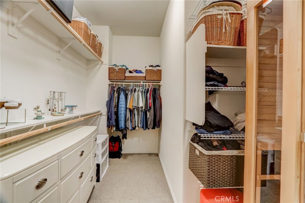 193 Stonegate Road Camarillo, CA 93010 - Photo 25 of 39 a view of walk in closet with clothes and shoes
