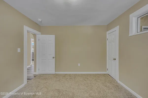 a view of an empty room