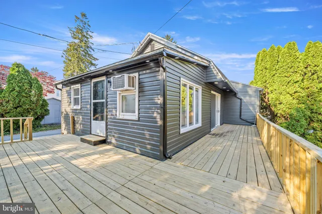 a view of a house with a balcony