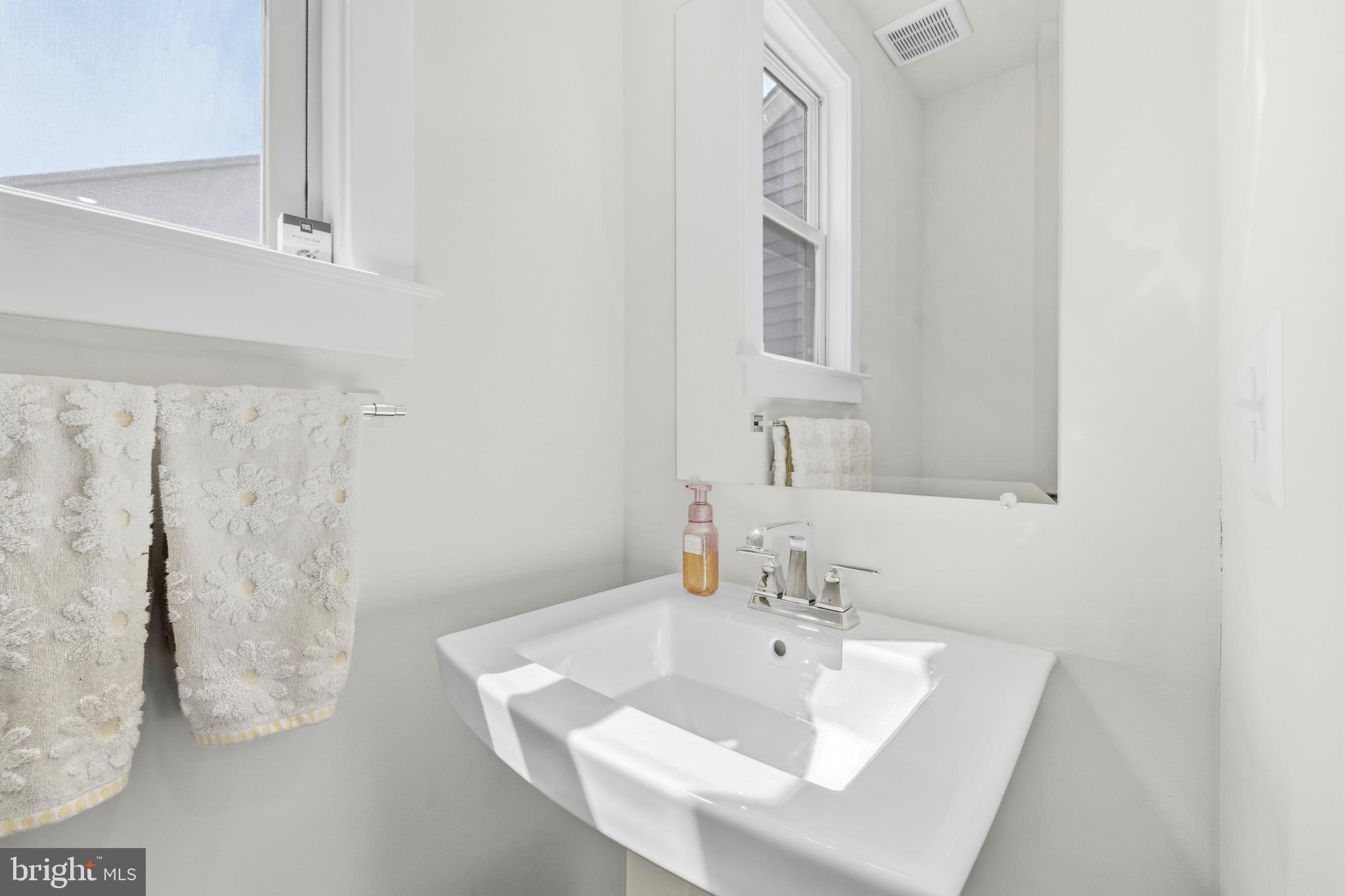 103 Brown Branch Road Laurel, MD 20708 - Photo 24 of 35 a bathroom with a sink and a mirror