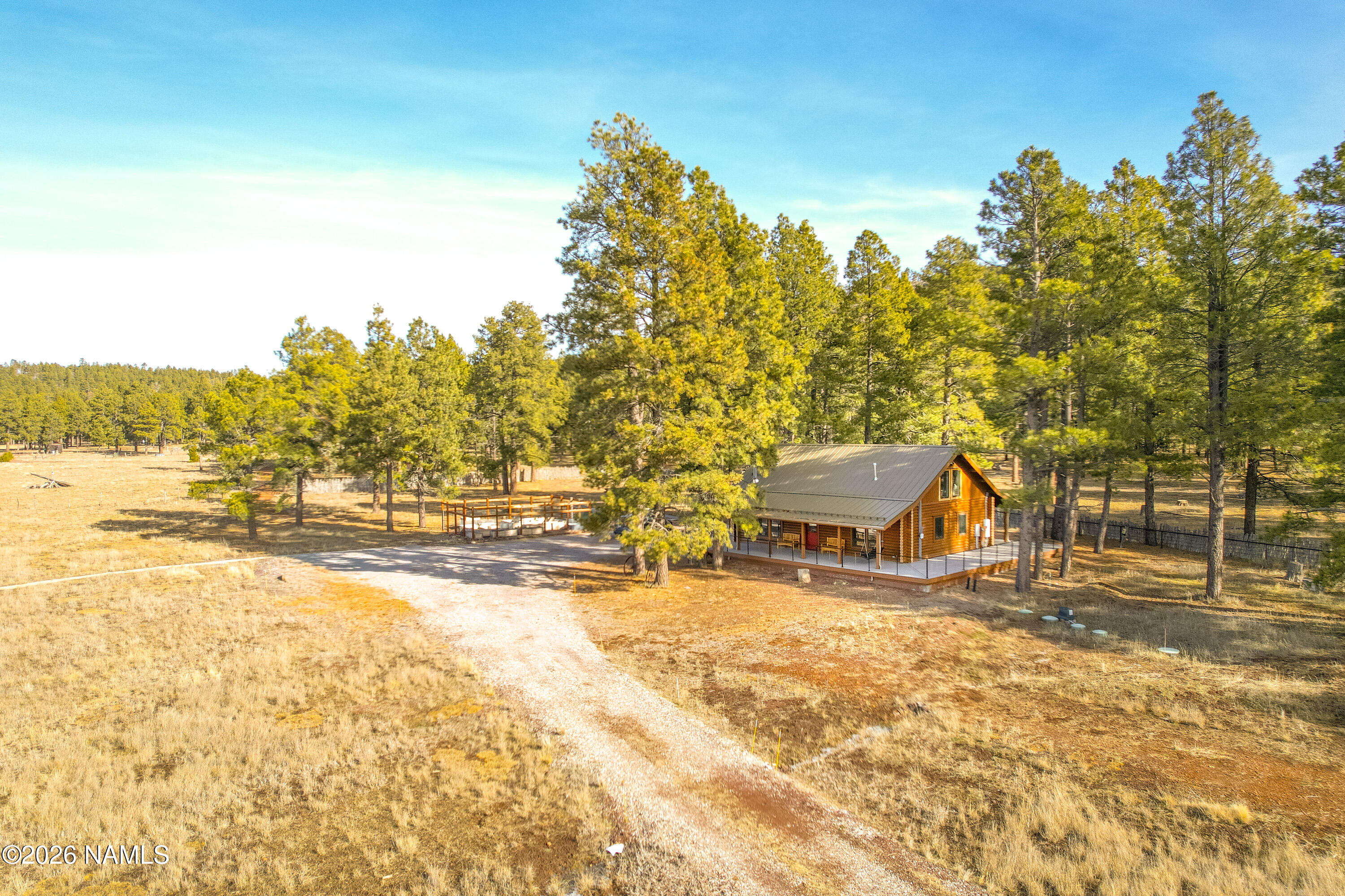 39291 Lake Mary Road Happy Jack, AZ 86024 - Photo 1 of 54 01 Front of Home Acreage