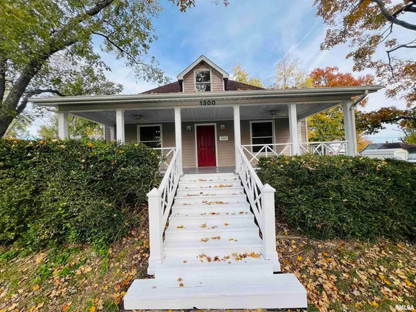 front view of a house with a porch