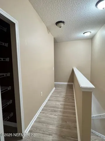 a view of wooden floor in a room