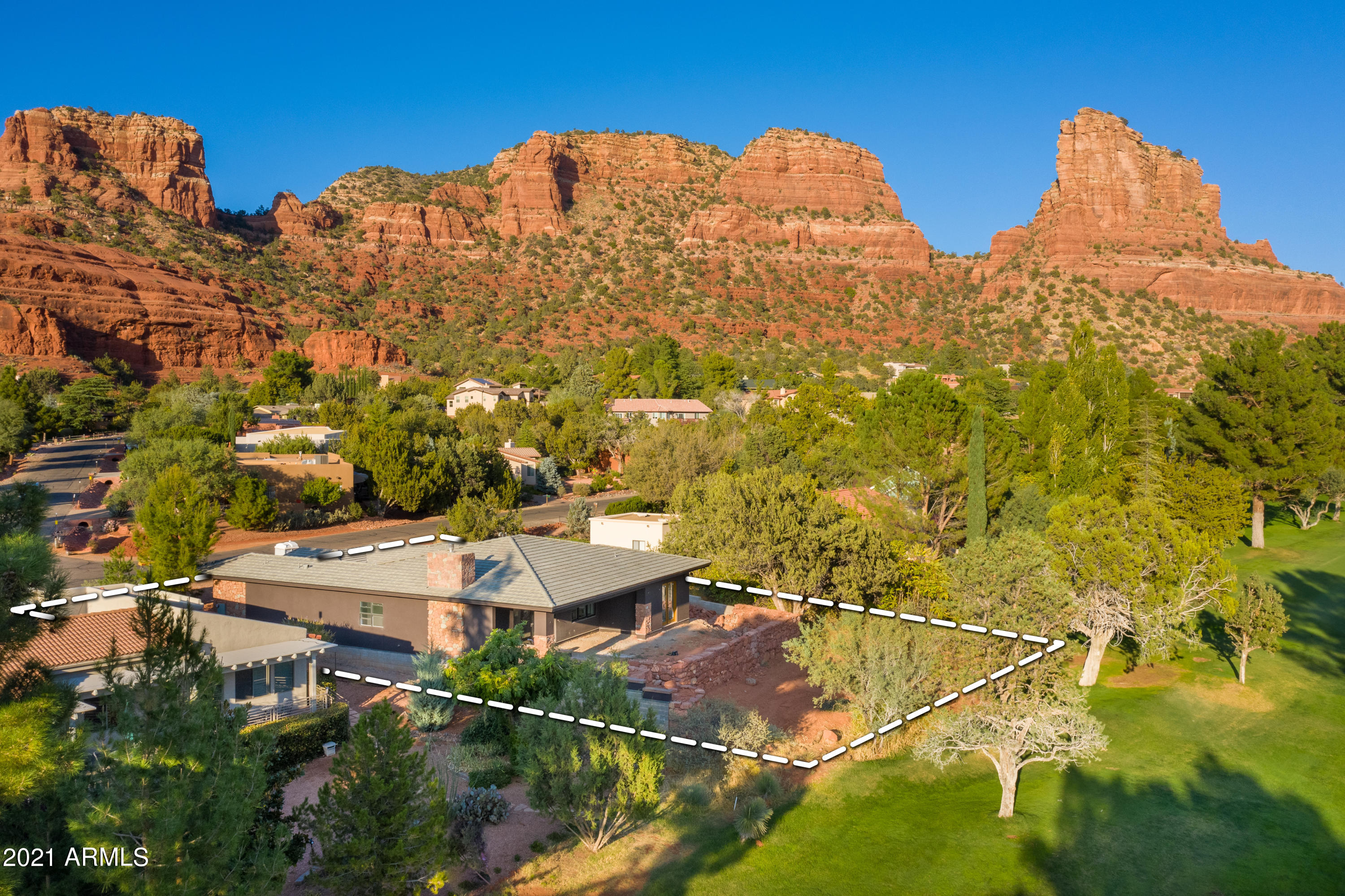 235 Merry Go Round Rock Road Sedona, AZ 86351 - Photo 3 of 3 Sits On The Oak Creek Golf Course