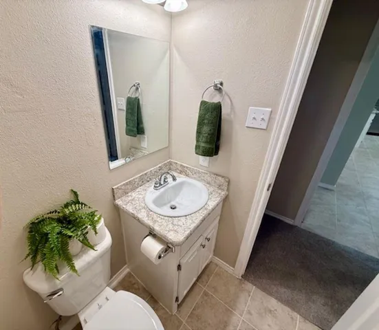 a view of a yard with an outdoor space