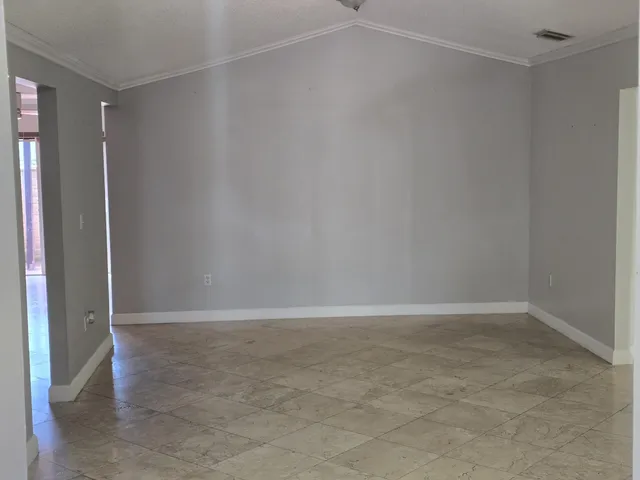 a view of an empty room