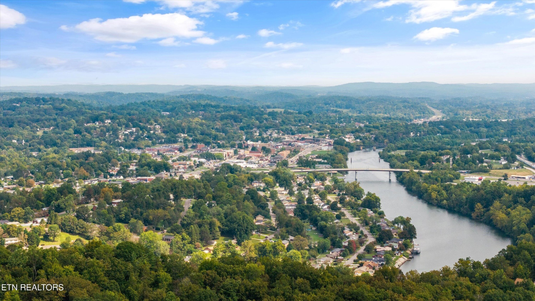 210 Daniel Morris Point Clinton, TN 37716 - Photo 39 of 45 an aerial view of city and lake