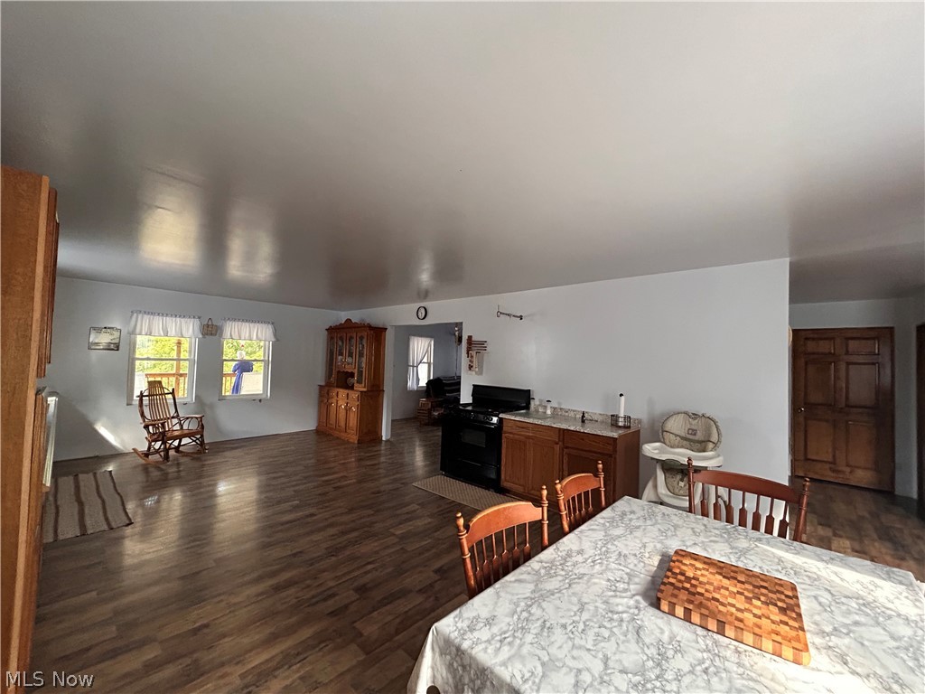 78600 Freeport Tippecanoe Road Freeport, OH 43973 - Photo 9 of 37 Dining room featuring dark wood-type flooring