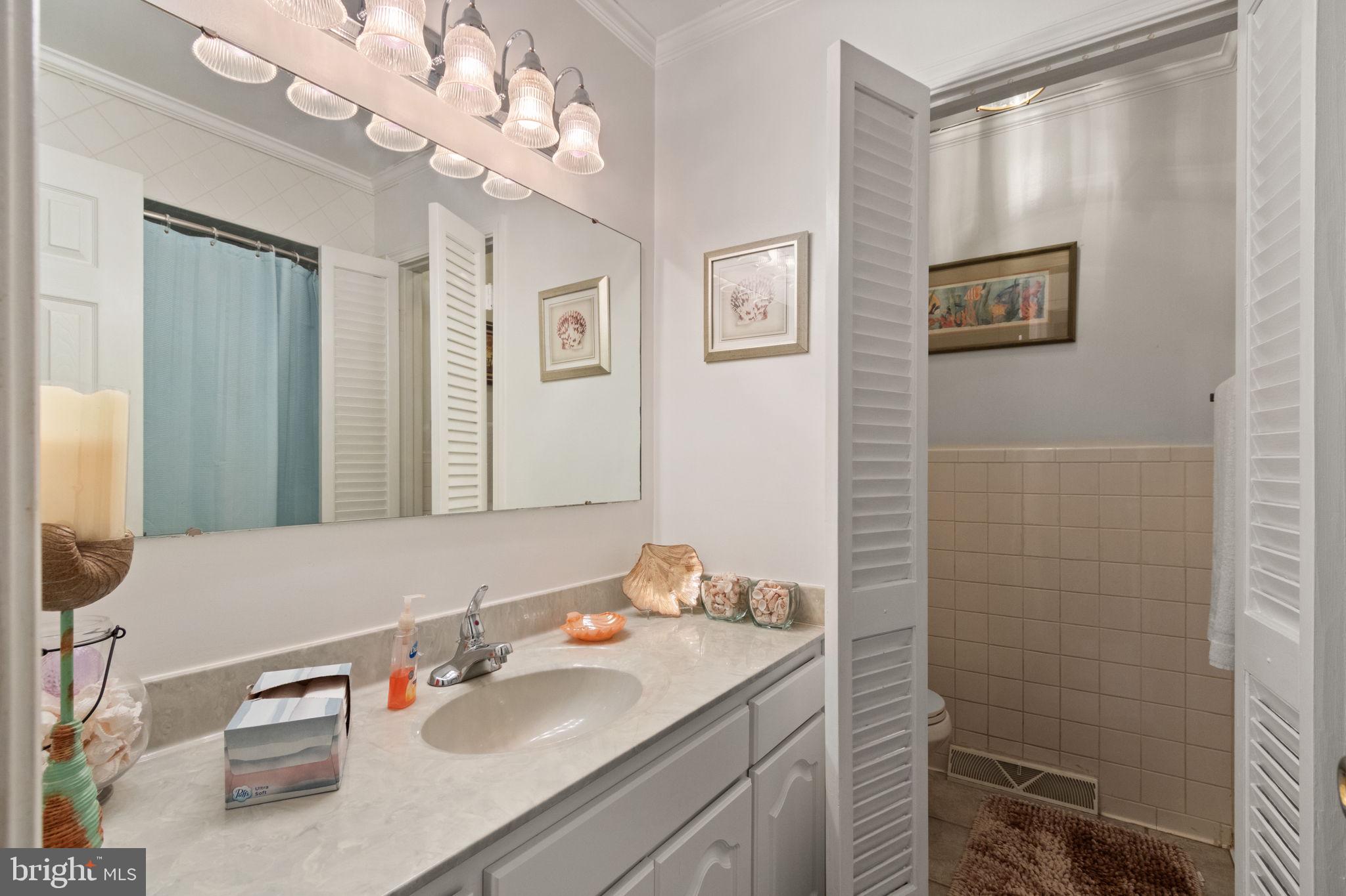 54 Richards Ferry Road Fredericksburg, VA 22406 - Photo 19 of 53 a bathroom with a sink vanity granite and a mirror
