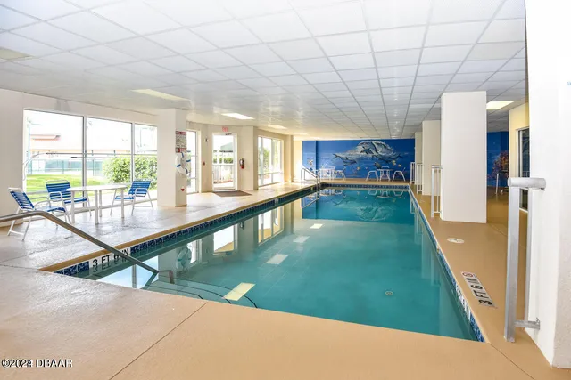 front view of a building with a yard