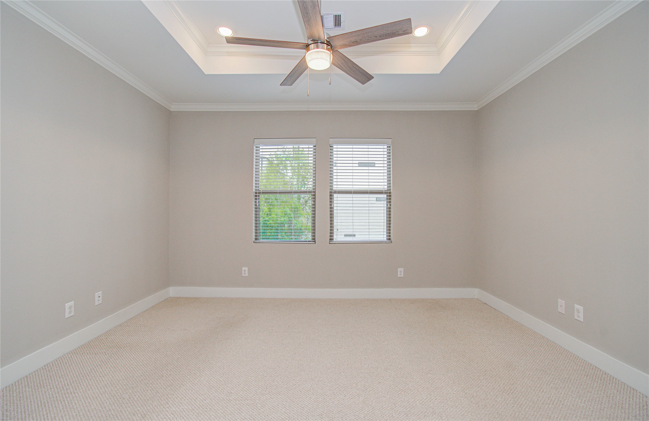 3516 Bastrop Street Houston, TX 77004 - Photo 13 of 25 an empty room with a window and a ceiling fan