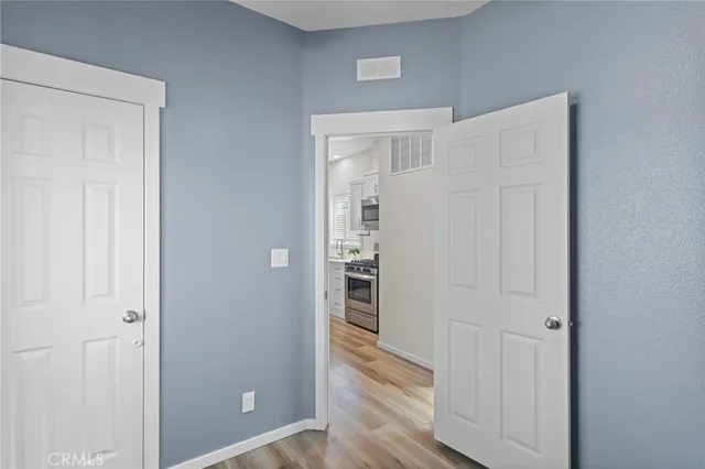 a view of wooden floor