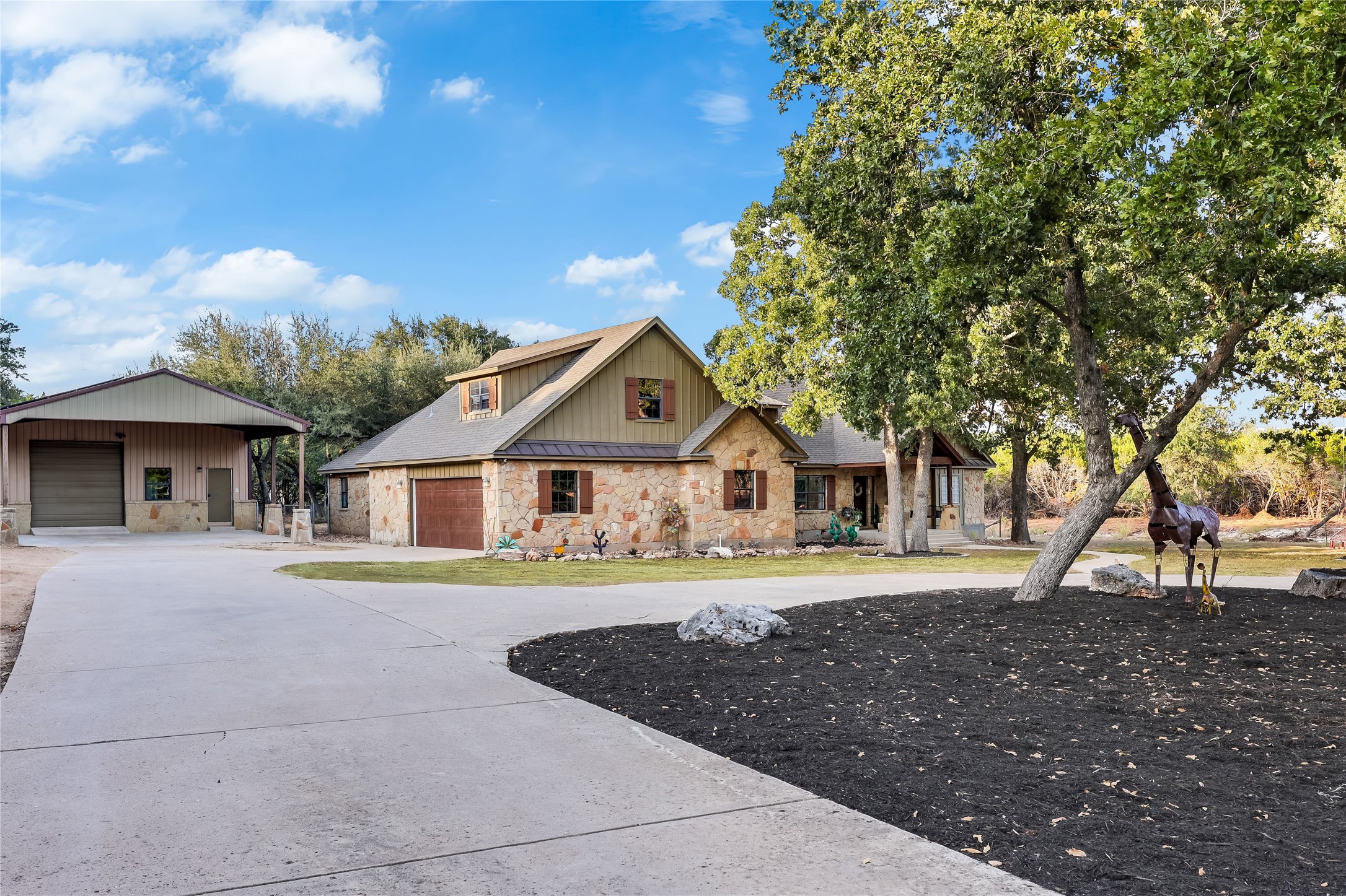 116 Apache Trail Georgetown, TX 78633 - Photo 2 of 40 Circular Driveway; Plenty of Parking