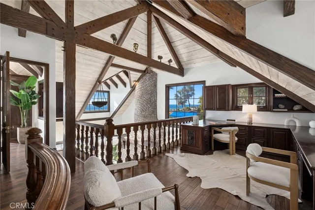 a view of a yard with an outdoor space