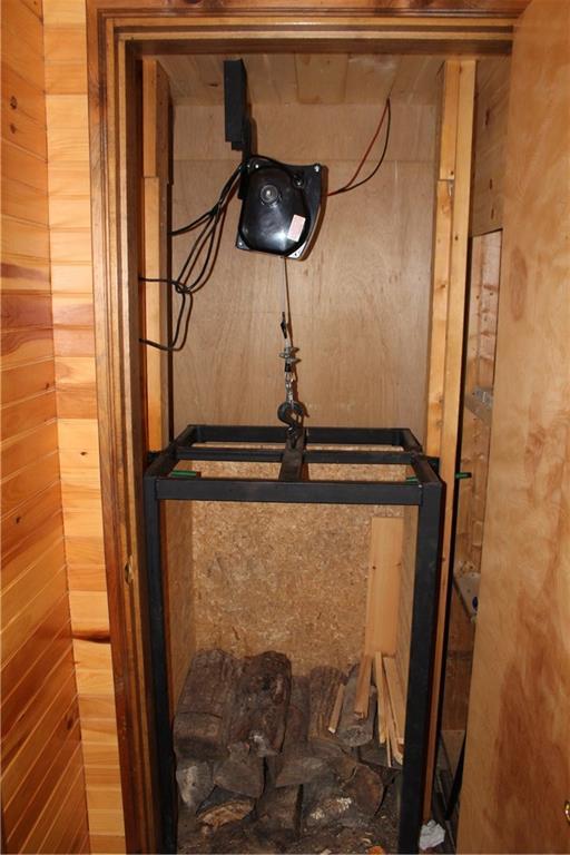 585 Old Spencer Road West Forks, ME 04985 - Photo 23 of 33 Very cool wood elevator! Raise and...