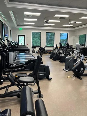 a very nice looking room with gym equipment