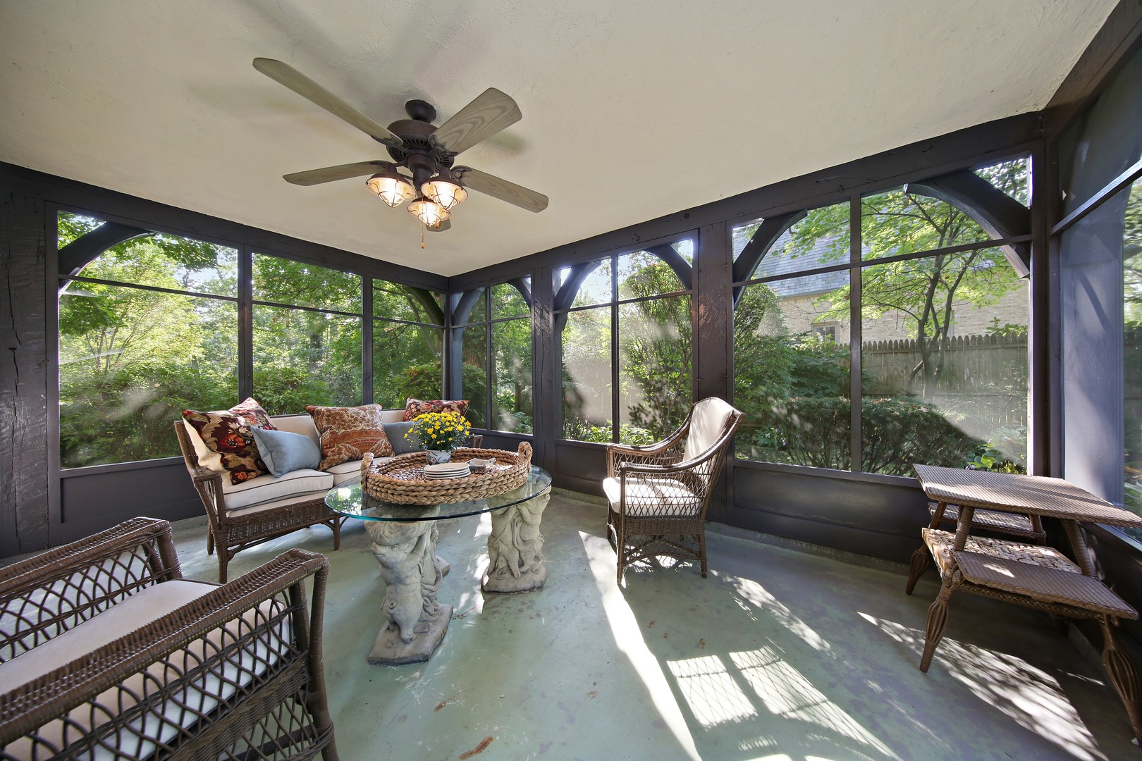712 Taft Road Hinsdale, IL 60521 - Photo 15 of 25 a living room with furniture and a floor to ceiling window