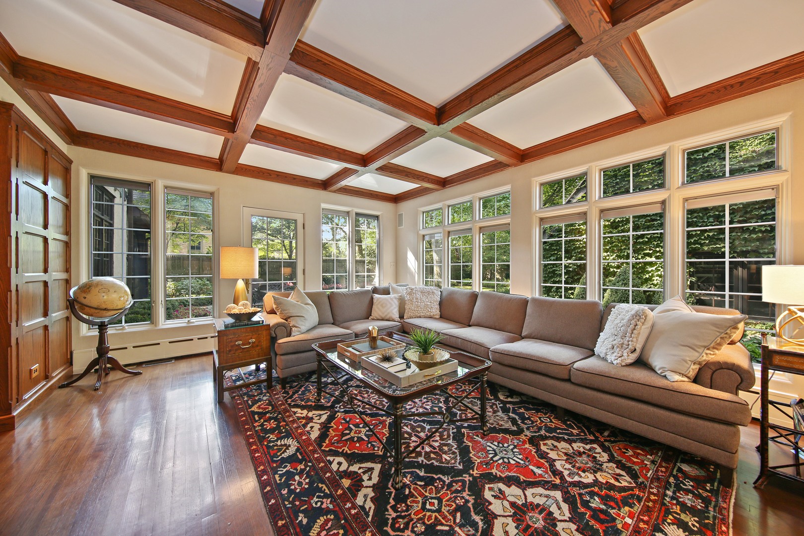 712 Taft Road Hinsdale, IL 60521 - Photo 7 of 25 a living room with furniture and a large window