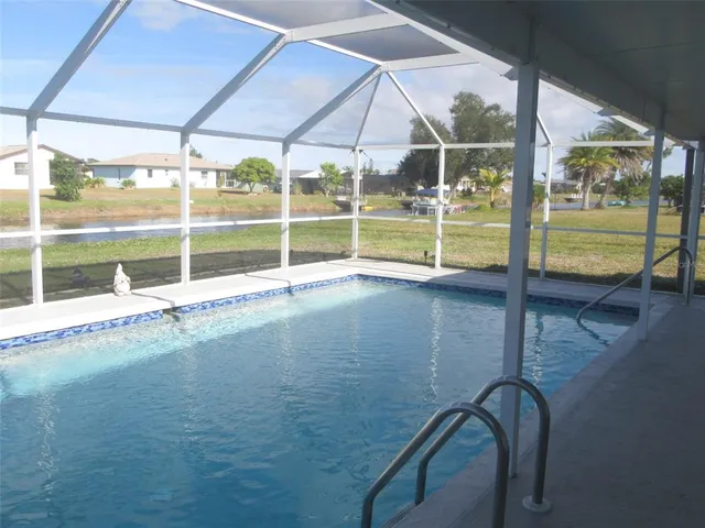 a view of a indoor swimming pool