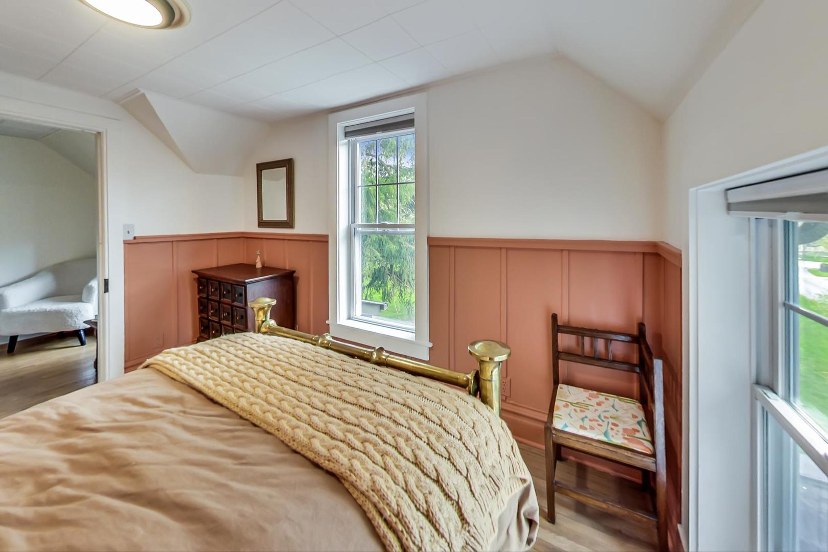 20792 Illinois Rte 59 Barrington, IL 60010 - Photo 25 of 35 a bedroom with a bed and wooden floor