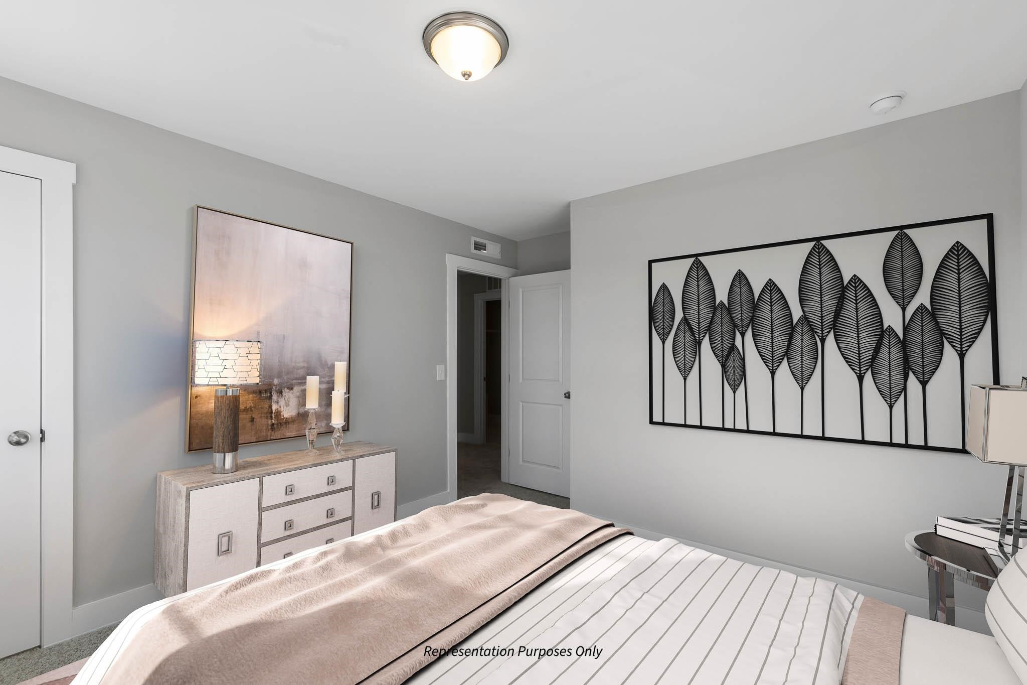 142 Beacon Hl Road Lillington, NC 27546 - Photo 35 of 38 a bedroom with a large bed and a window