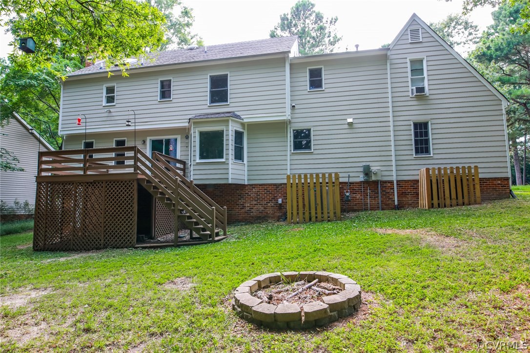 3003 Cove Ridge Road Midlothian, VA 23112 - Photo 24 of 33 a view of a house with backyard
