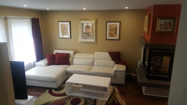 442 Holiday Lane, Unit 402 Round Lake, IL 60073 - Photo 6 of 17 a living room with furniture and a fireplace