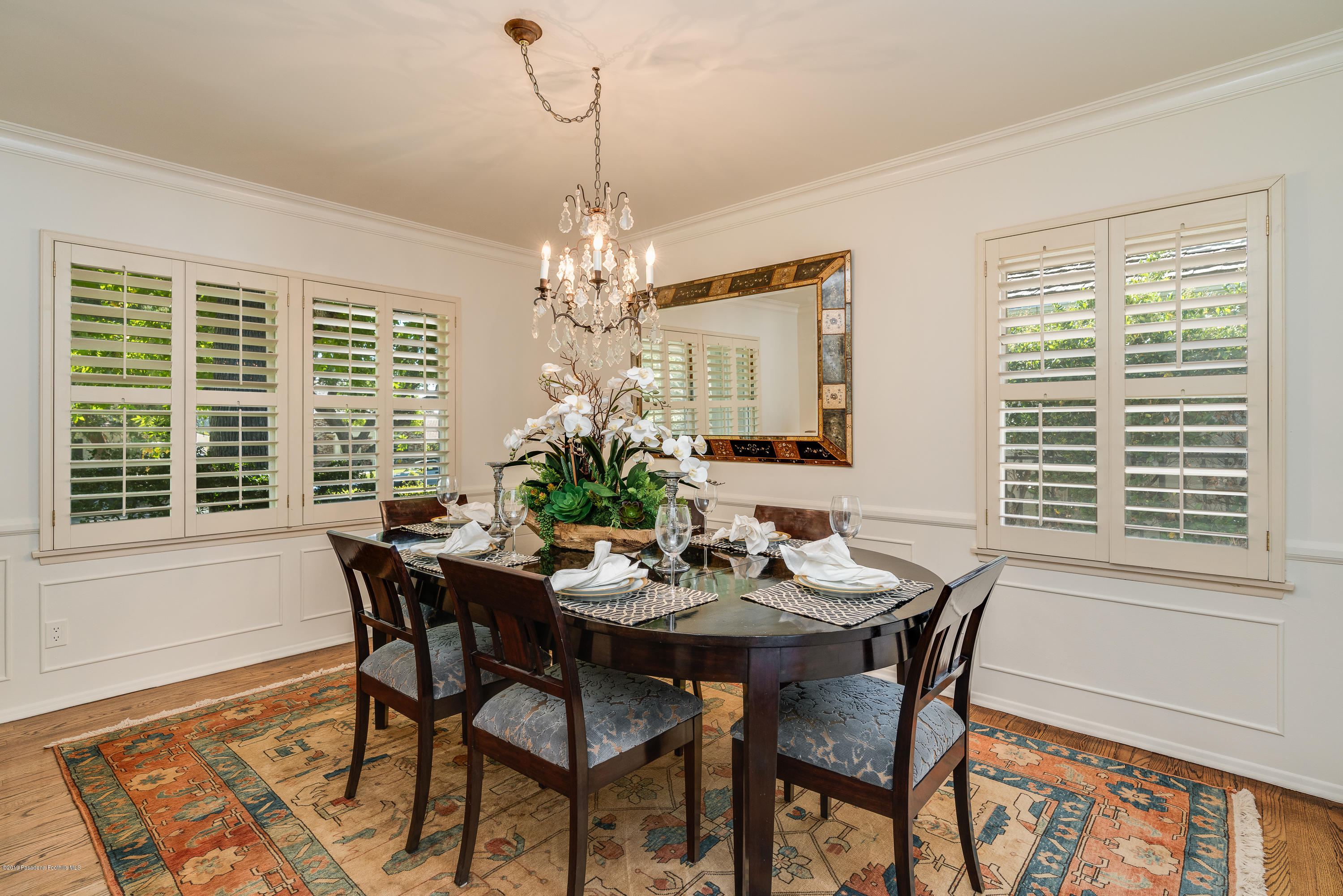 2925 Lorain Road San Marino, CA 91108 - Photo 3 of 18 a view of a dining room with furniture window and outside view