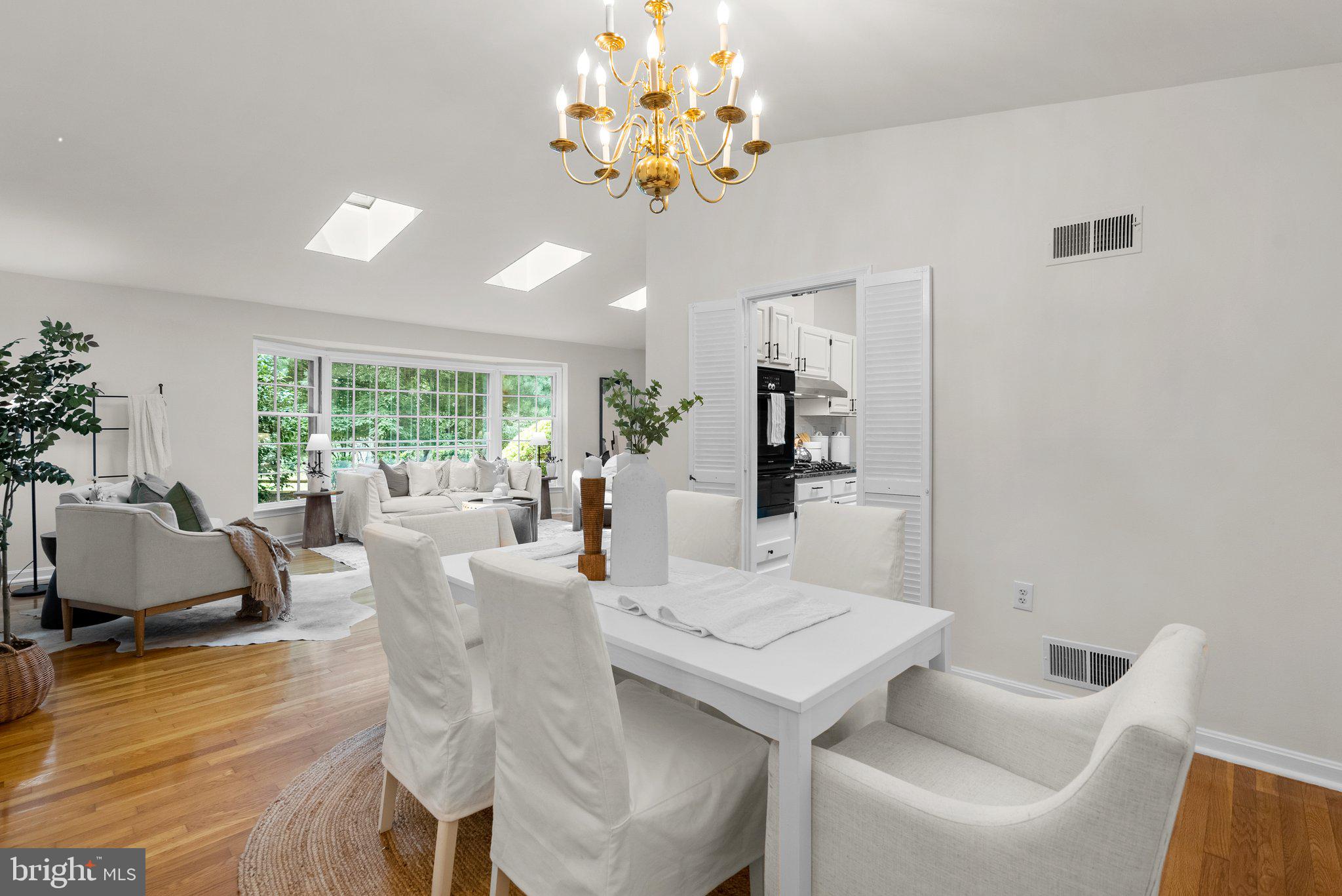 200 Eldrid Drive Silver Spring, MD 20904 - Photo 9 of 44 a view of a dining room with furniture and a chandelier