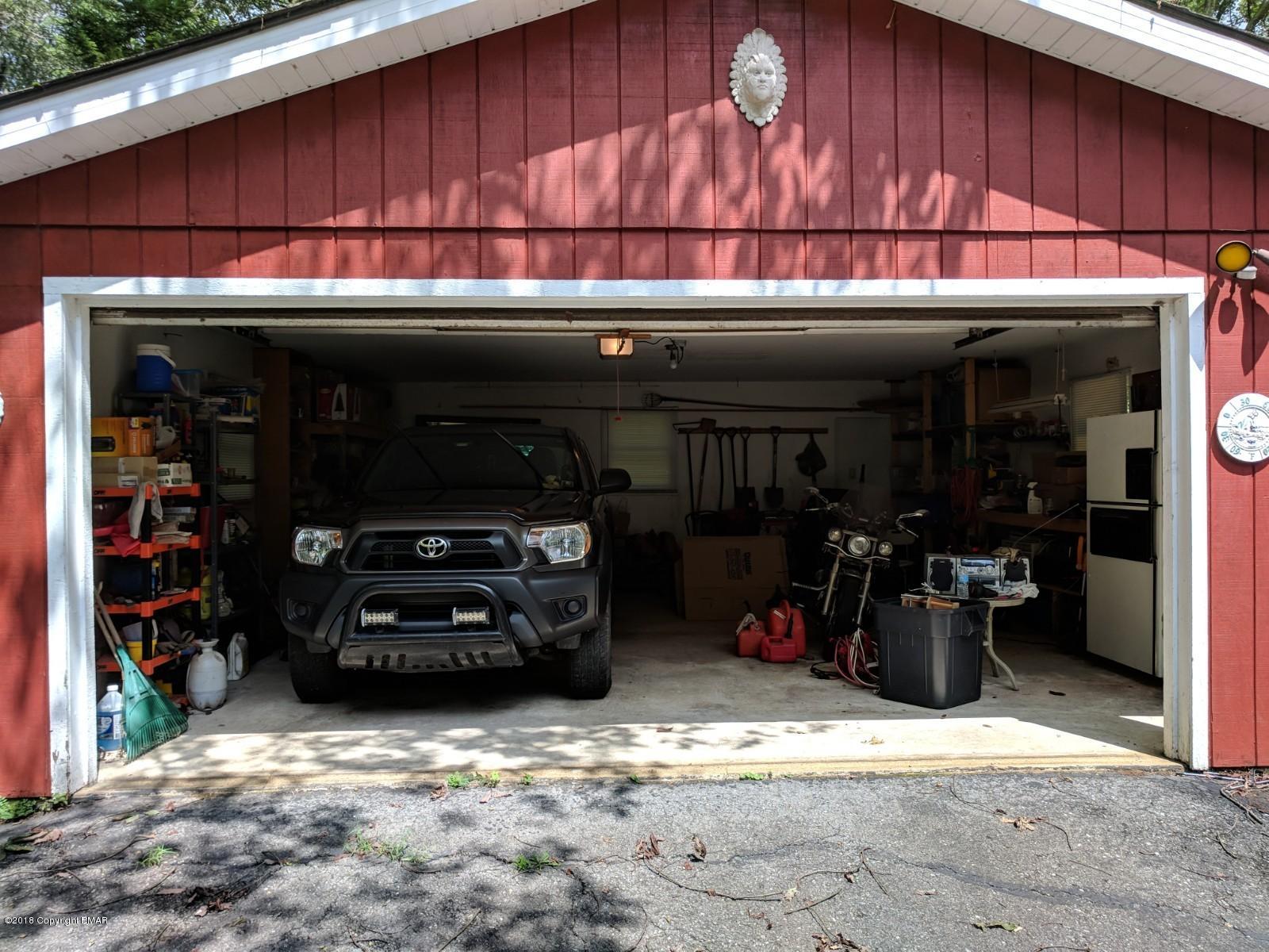 1109 Bracts Road Effort, PA 18330 - Photo 24 of 31 a view of a garage with car parked