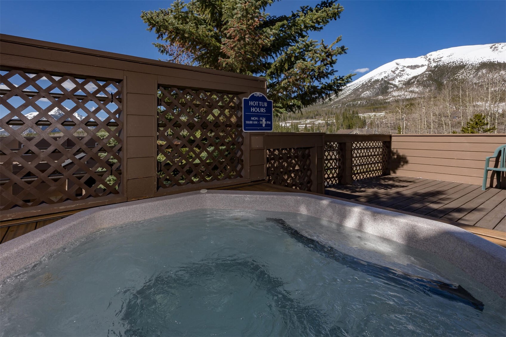 95600 Ryan Gulch Road, Unit 631 Silverthorne, CO 80498 - Photo 38 of 44 a view of a wooden door with an outdoor