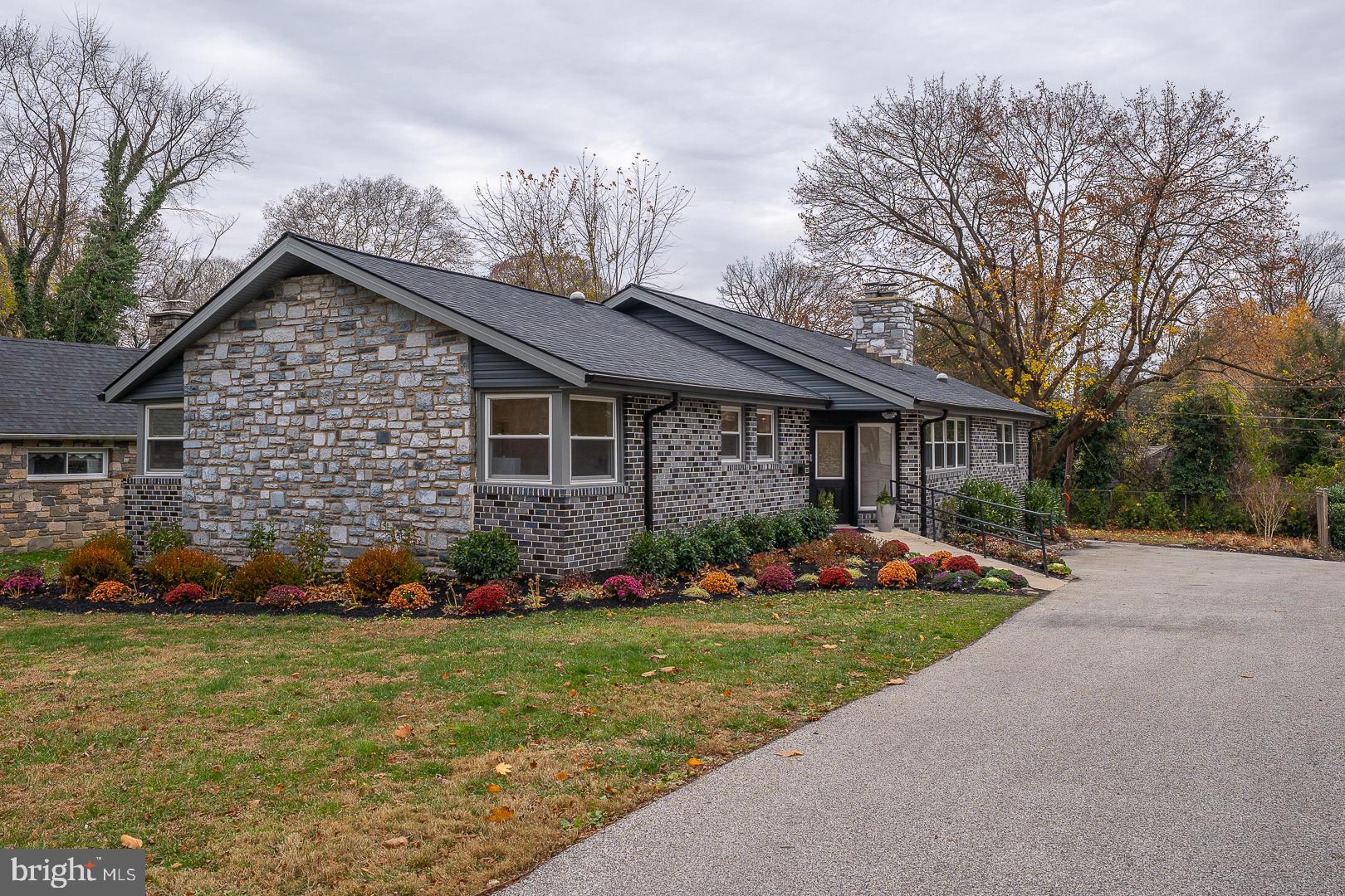 115 David Road Bala Cynwyd, PA 19004 - Photo 2 of 56 Another view of front with double shared driveway
