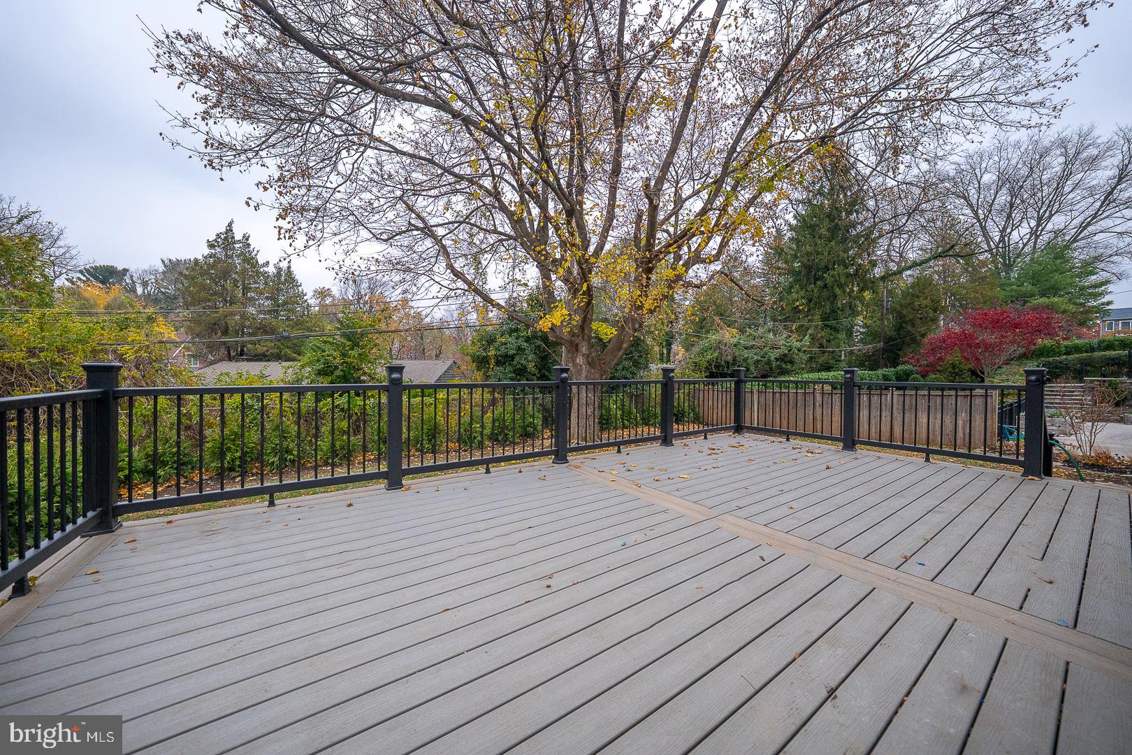 115 David Road Bala Cynwyd, PA 19004 - Photo 52 of 56 Another view of deck w/ stairs leading to backyard