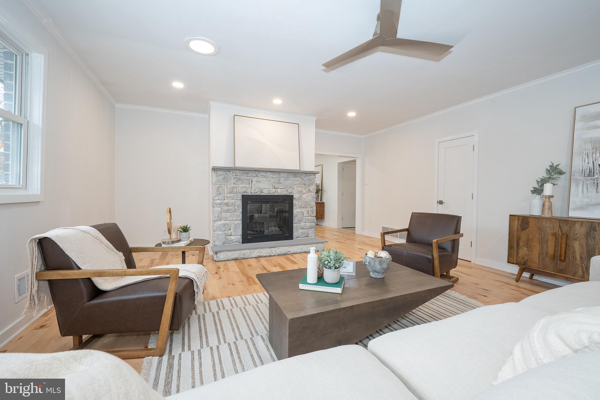 115 David Road Bala Cynwyd, PA 19004 - Photo 8 of 56 Beautiful wood burning F.P. in F.R.