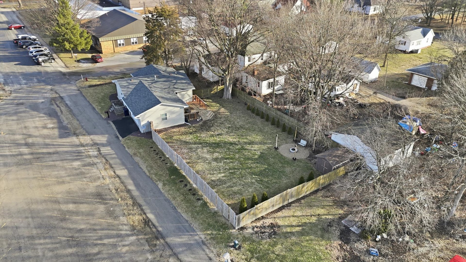 306 B W Lytle Street Newman, IL 61942 - Photo 36 of 47 a view of a yard with chairs