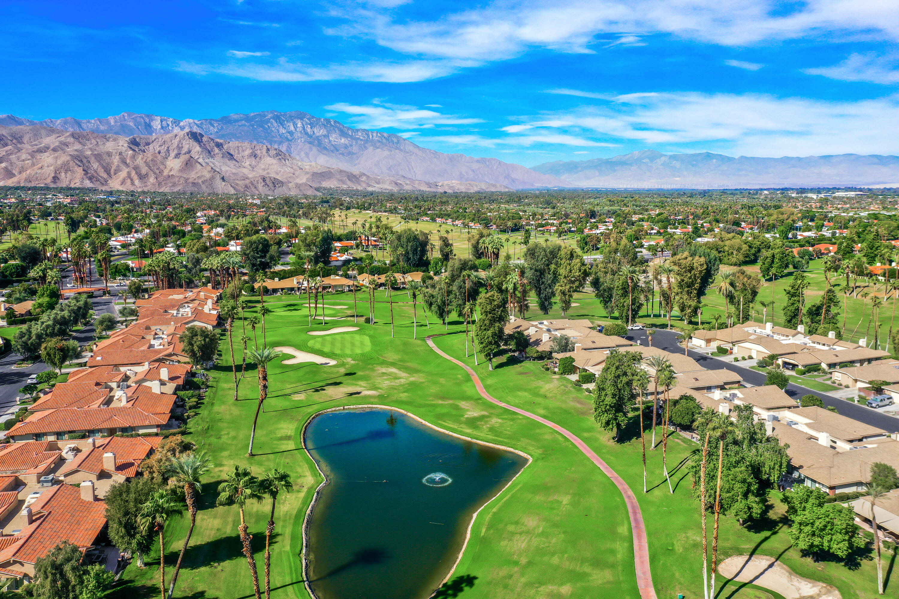 175 Gran Via Palm Desert, CA 92260 - Photo 34 of 36 a view of a city with sunset view