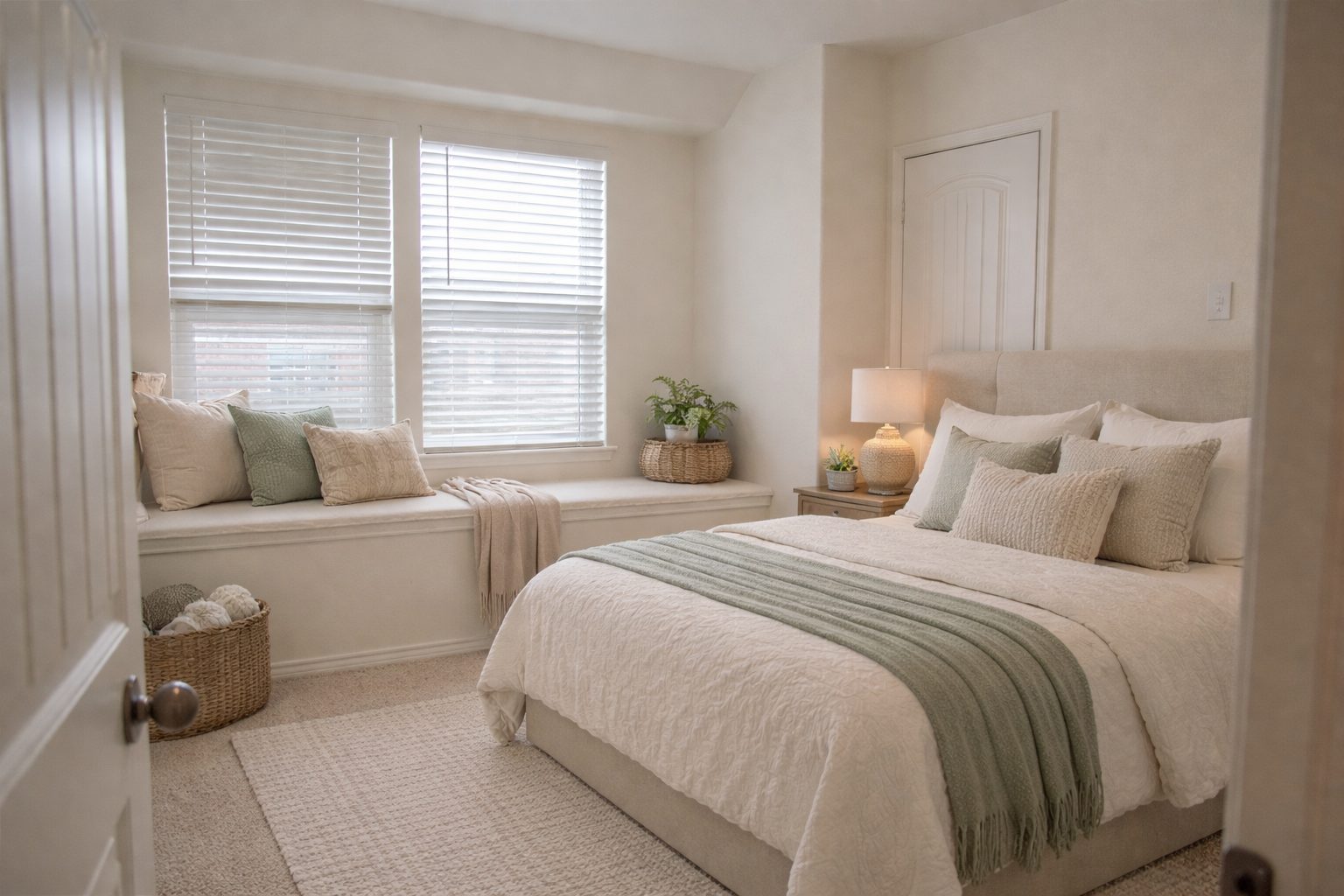 7820 Big Wind Way Austin, TX 78724 - Photo 11 of 37 a bedroom with a bed and a couch