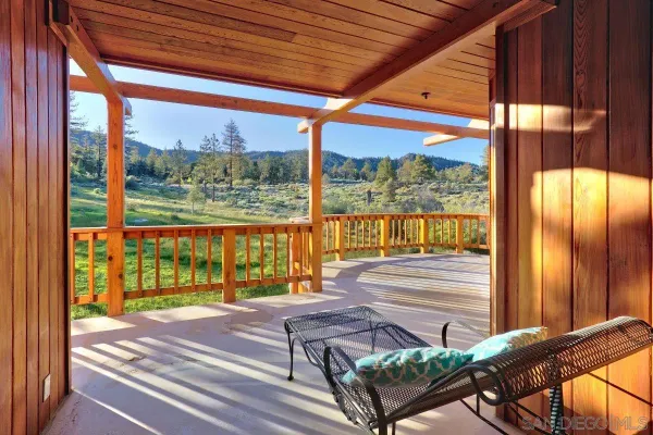 a view of a chairs in balcony