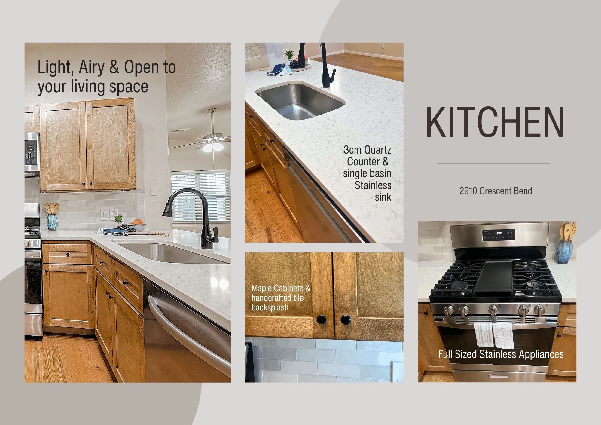 2910 Crescent Bend Road Spring, TX 77388 - Photo 7 of 30 a kitchen with a stove and a sink