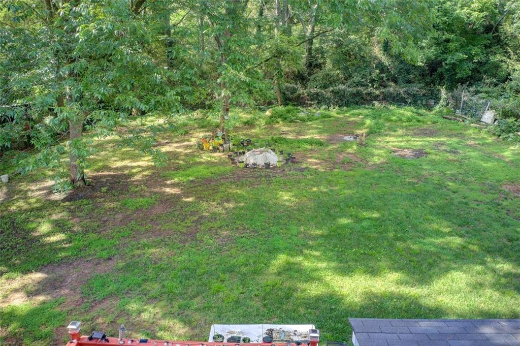 2619 Old Toney Road Ellenwood, GA 30294 - Photo 30 of 32 a backyard of a house with lots of green space