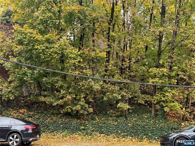 a view of car parked on the side of a road