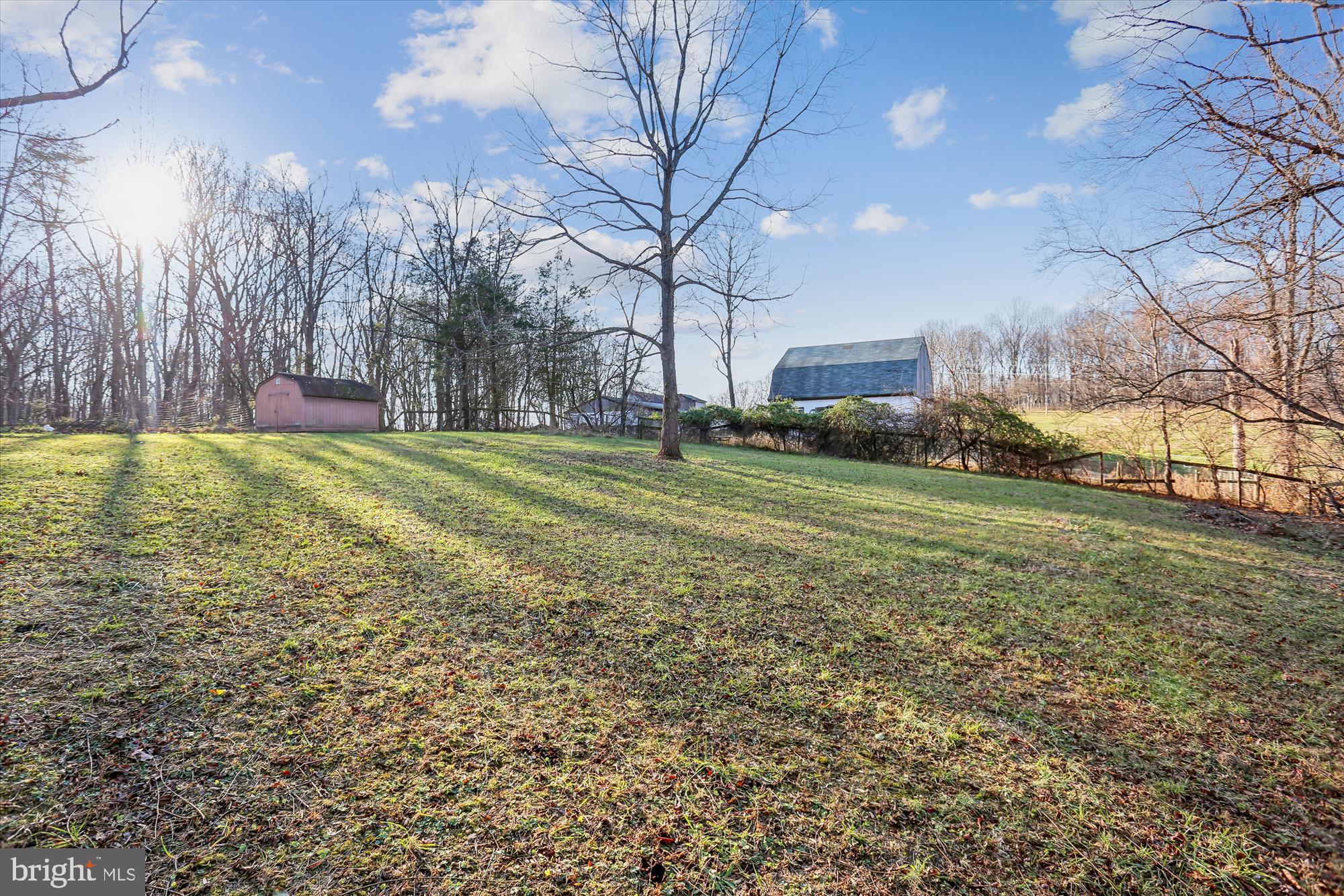 22820 Shiloh Church Road Boyds, MD 20841 - Photo 9 of 42 Serene landscape with barn and trees.