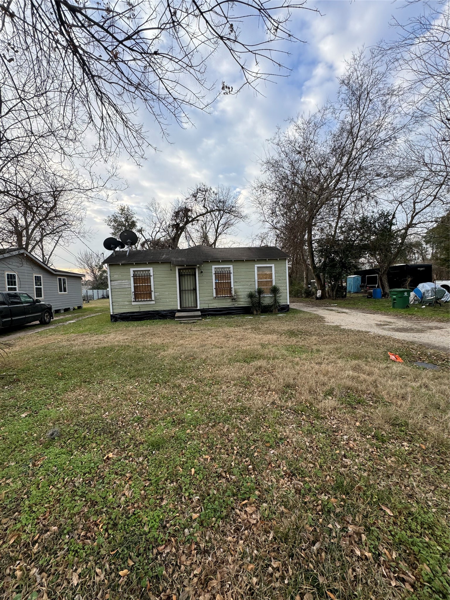 4710 Antha Street Houston, TX 77016 - Photo 2 of 11 a view of a house with a yard