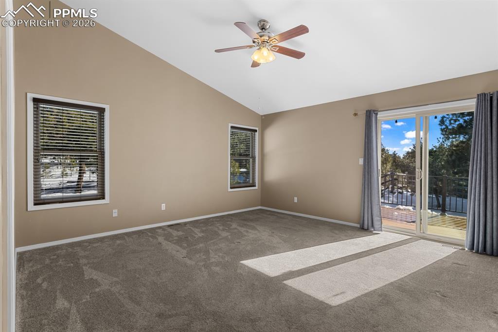 505 Cimarron Road Monument, CO 80132 - Photo 24 of 50 Primary bedroom, walk out access
