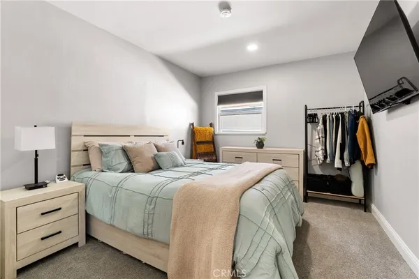 a room with furniture and a window