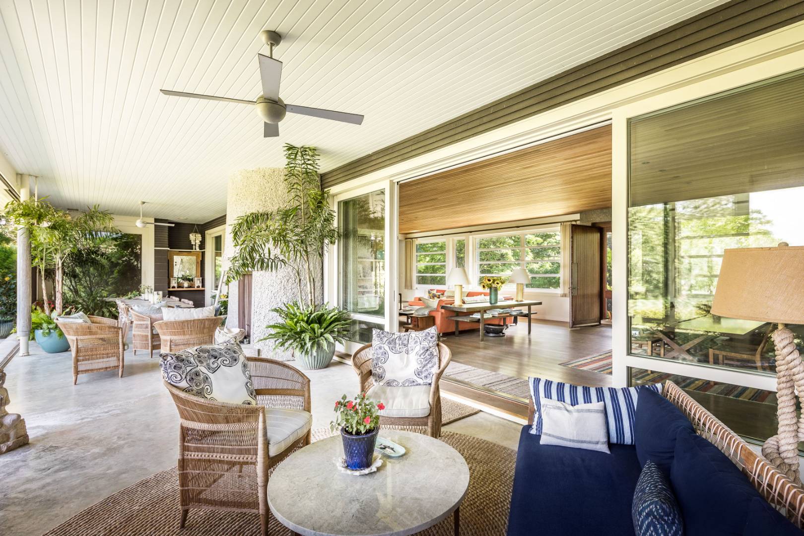 34 La Forest Lane East Hampton, NY 11937 - Photo 7 of 19 a living room with furniture and a large window