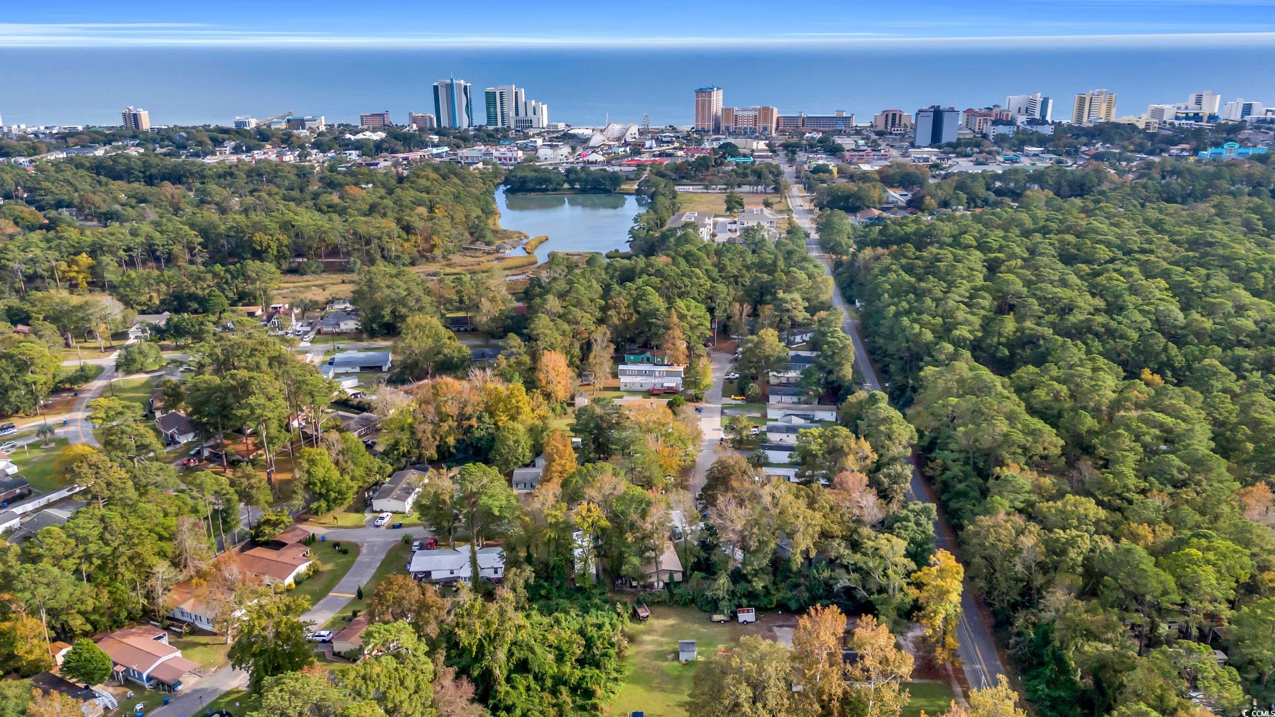 802 5th Avenue South Myrtle Beach, SC 29577 - Photo 10 of 11 Aerial view featuring a water view